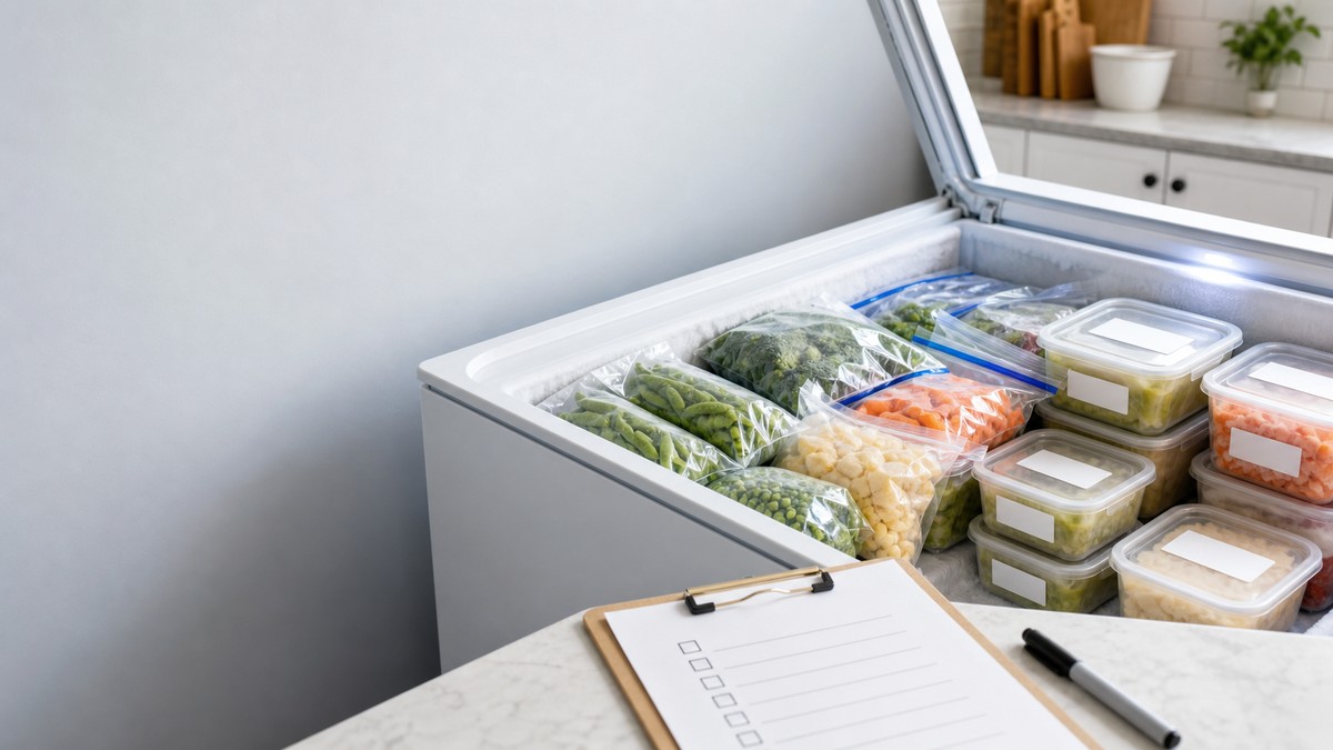 Freezer Inventory Checklist to Stop Lost Food