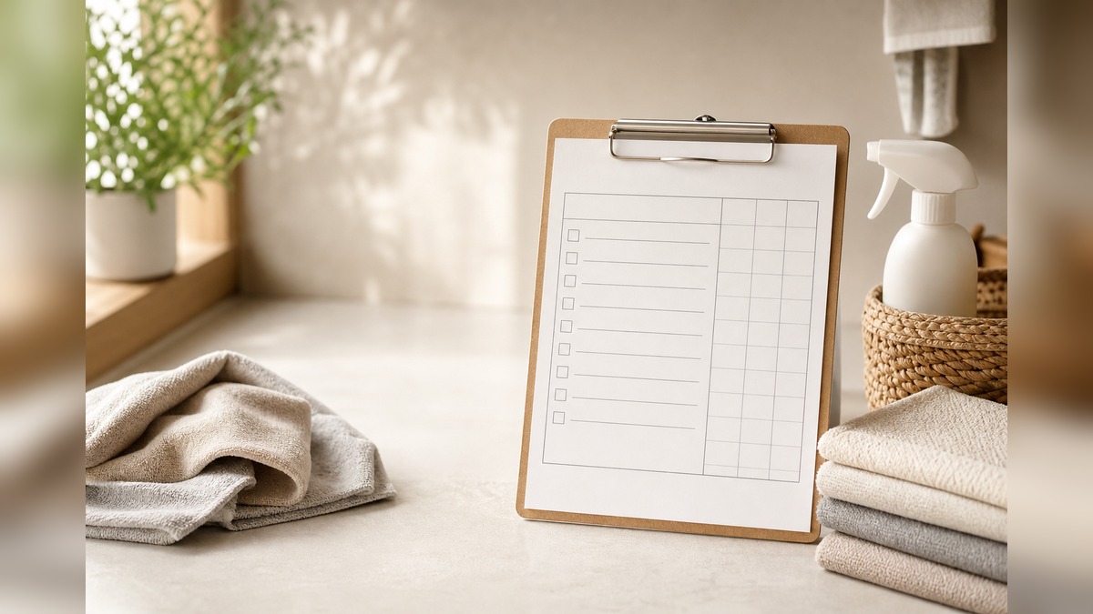 Simple Cleaning Schedule for Busy People